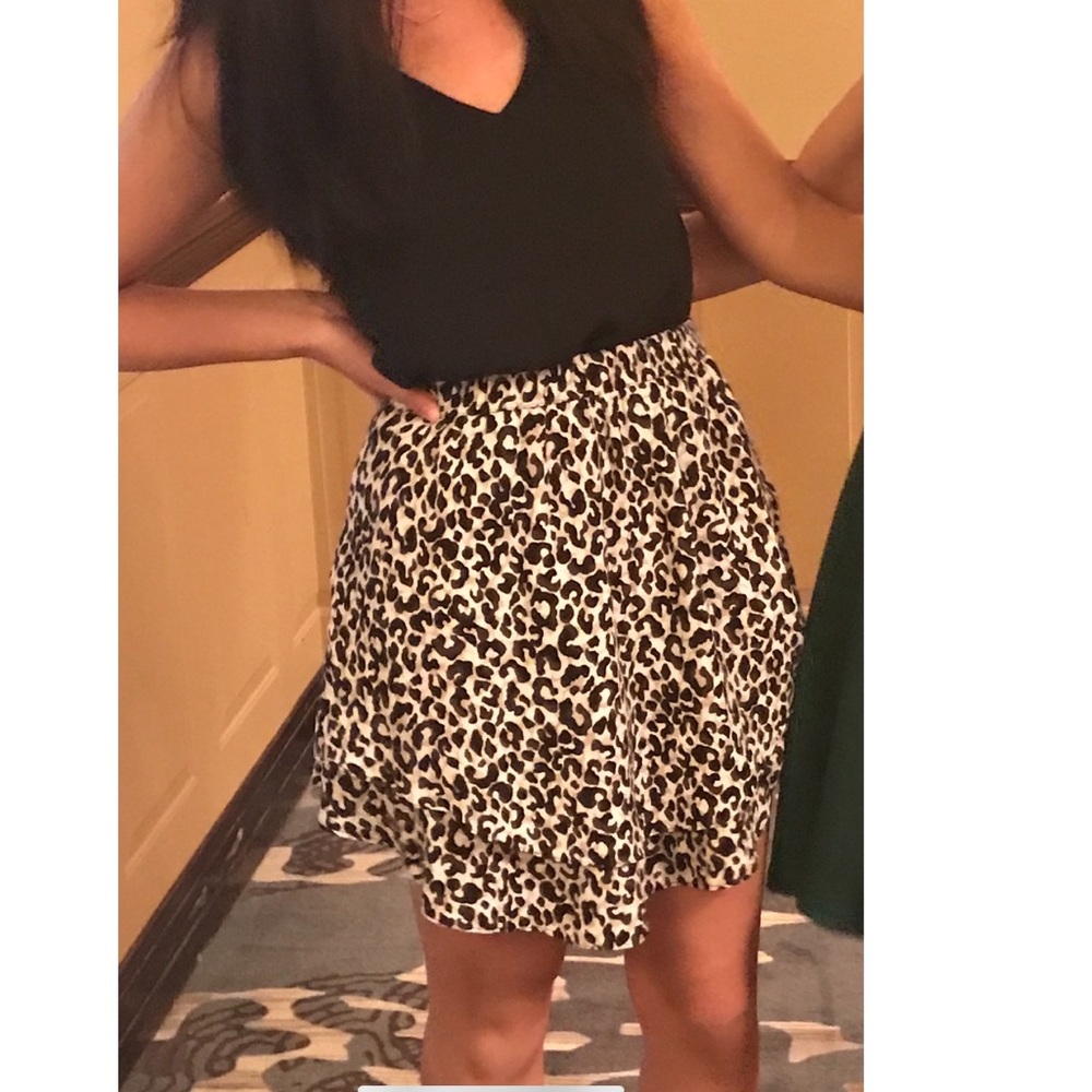 Banana Republic Leopard Skirt